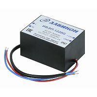 Блок питания для светодиодной ленты Давикон ИВЭП-1220G 12В 2A 24Вт IP67 70х50х35мм картинка 